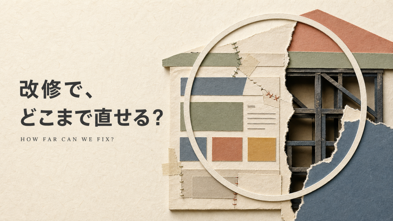 ホームページ改修でどこまで直せるのか【対応範囲と限界】