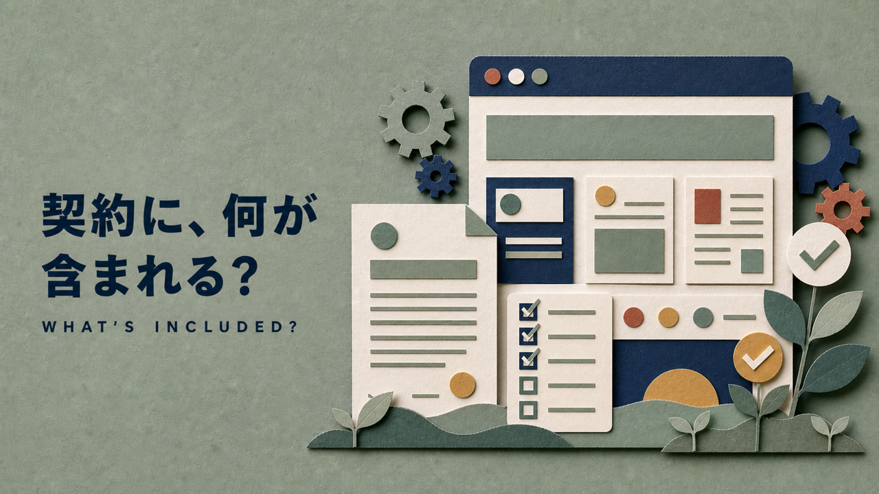 ホームページ保守契約の内容【含まれる作業と別料金の見分け方】