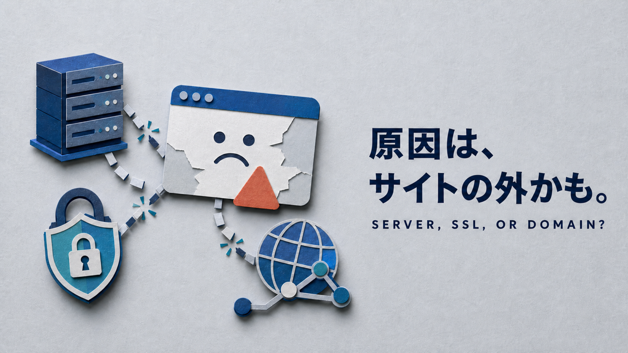 SSLエラー・ドメイン期限切れでサイトが表示されない【対処法】